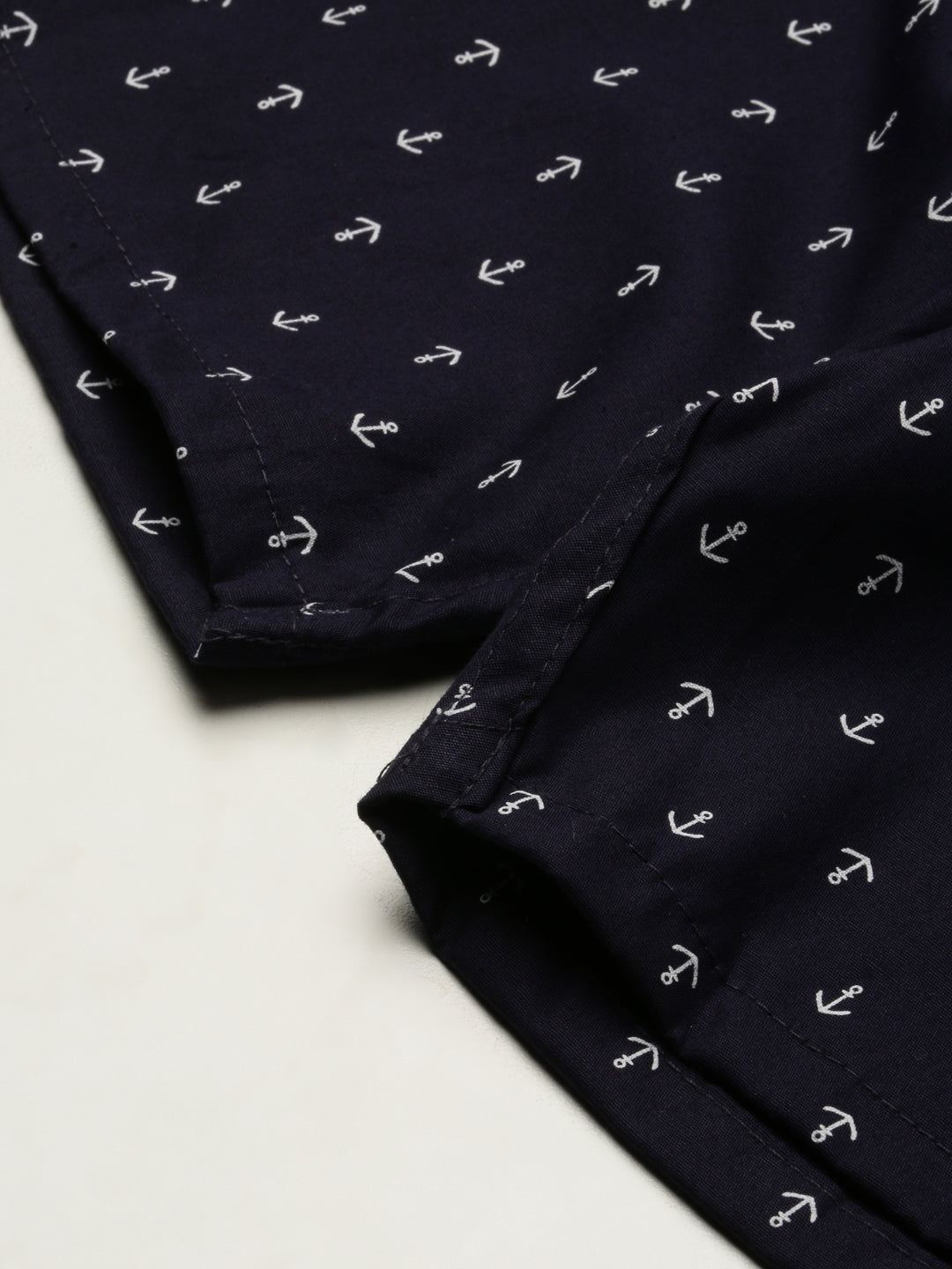 Men Navy Blue Printed Boxer