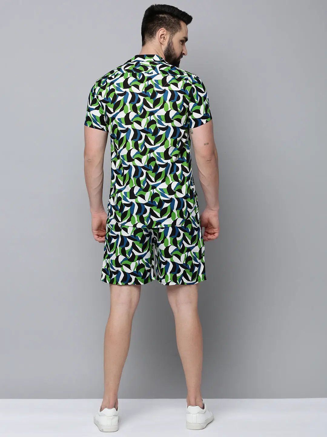 Men's Multi Printed Casual Co-Ords Set
