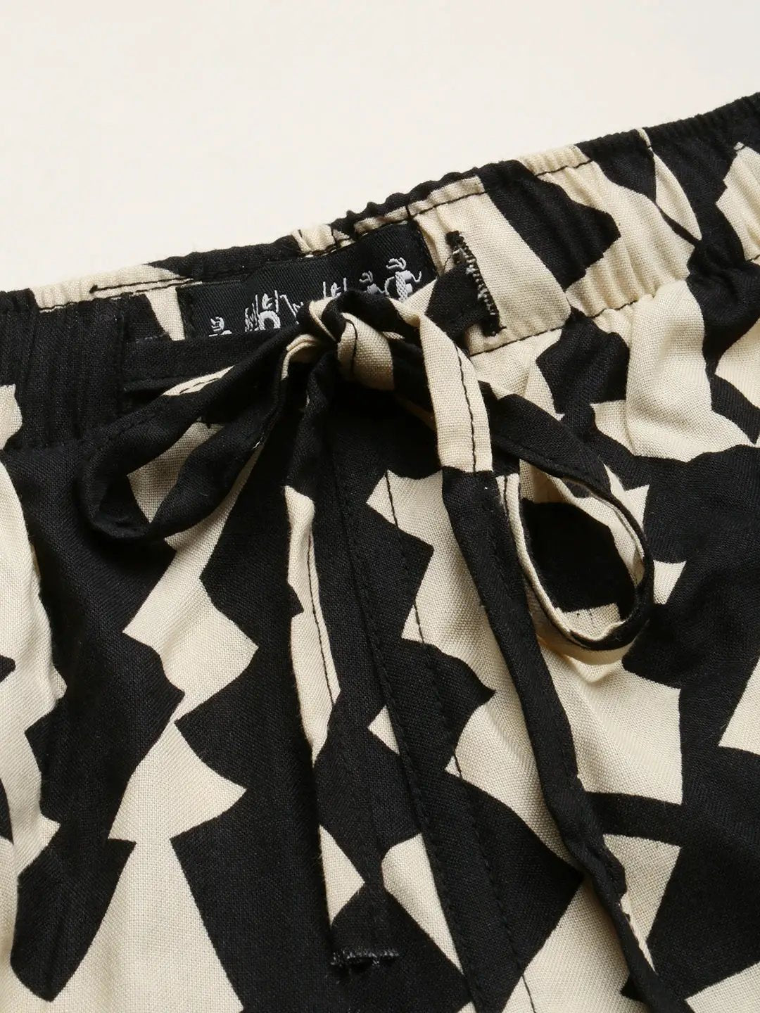 Men's Beige Printed Casual Co-Ords Set