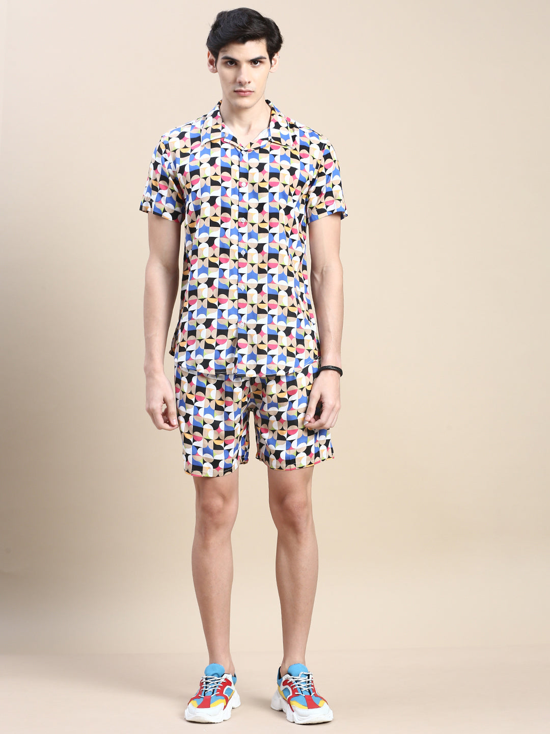 Men Multi Printed Casual Co ord Set