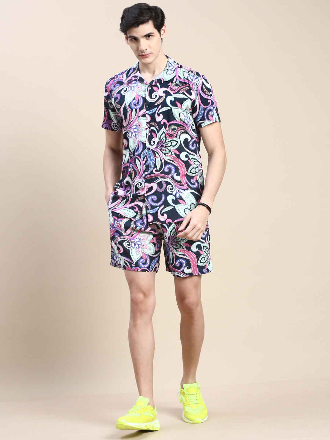 Men Multi Printed Casual Co ord Set