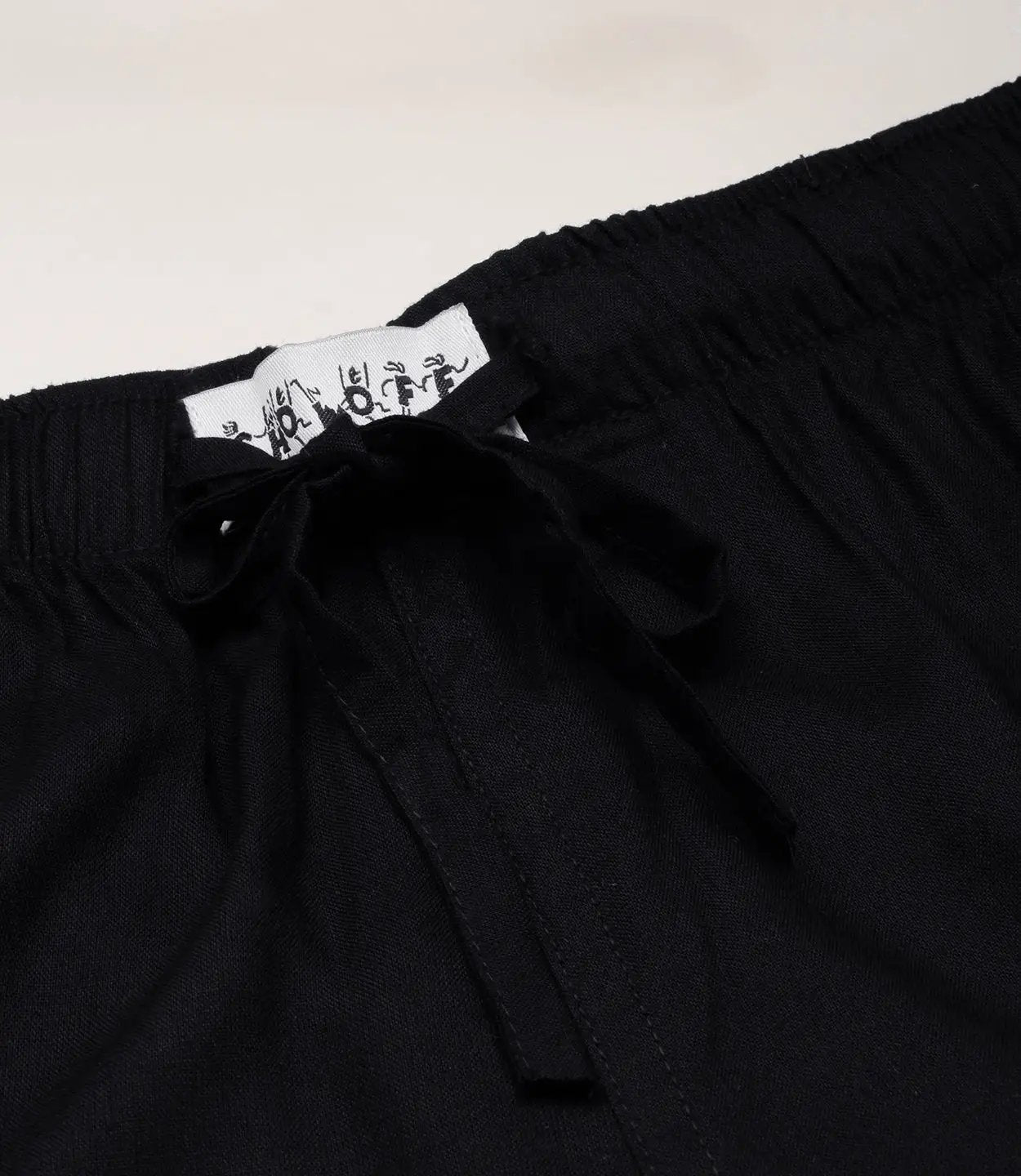 Men's Black Solid Casual Co-Ords Set - from SHOWOFFFF