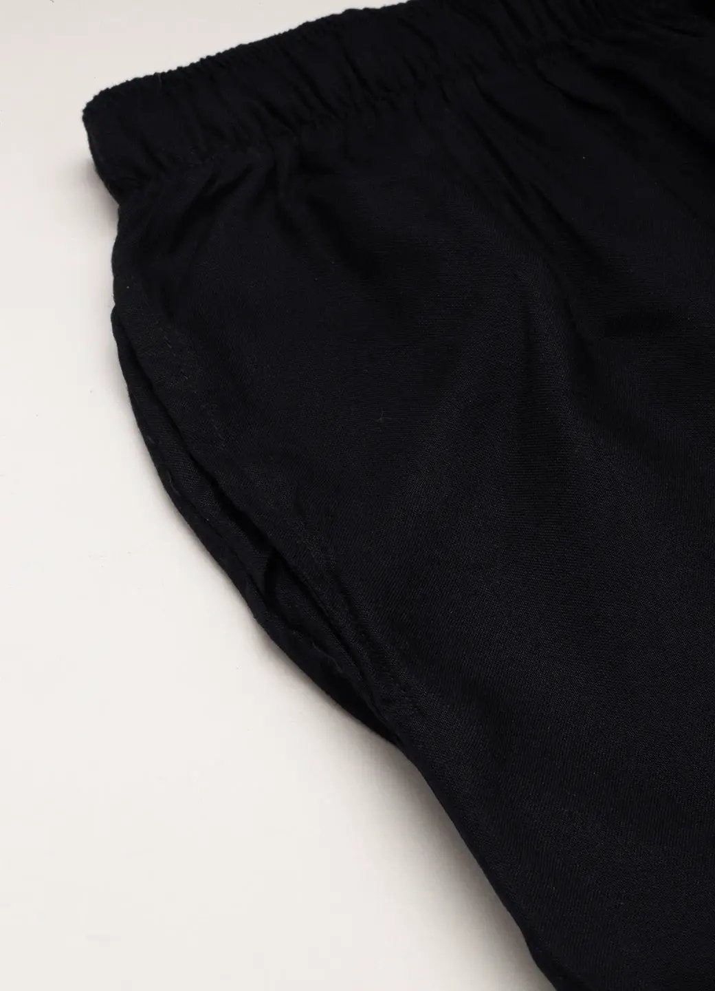Men's Black Solid Casual Co-Ords Set - from SHOWOFFFF