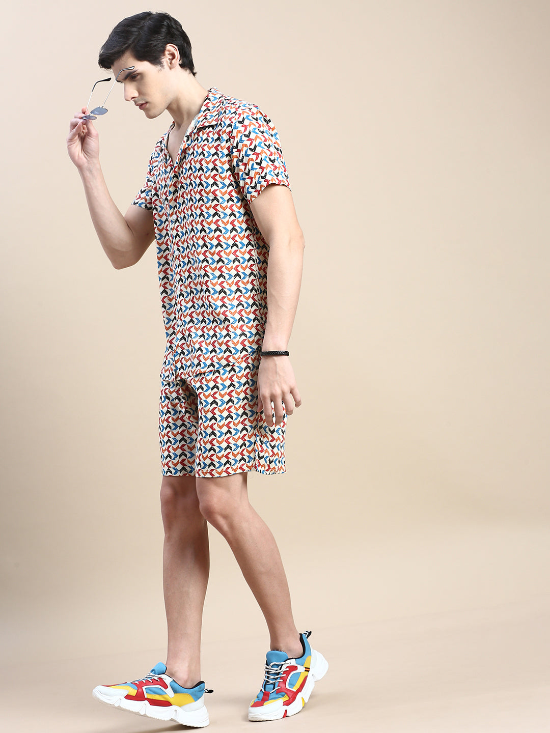 Men Multi Printed Casual Co ord Set