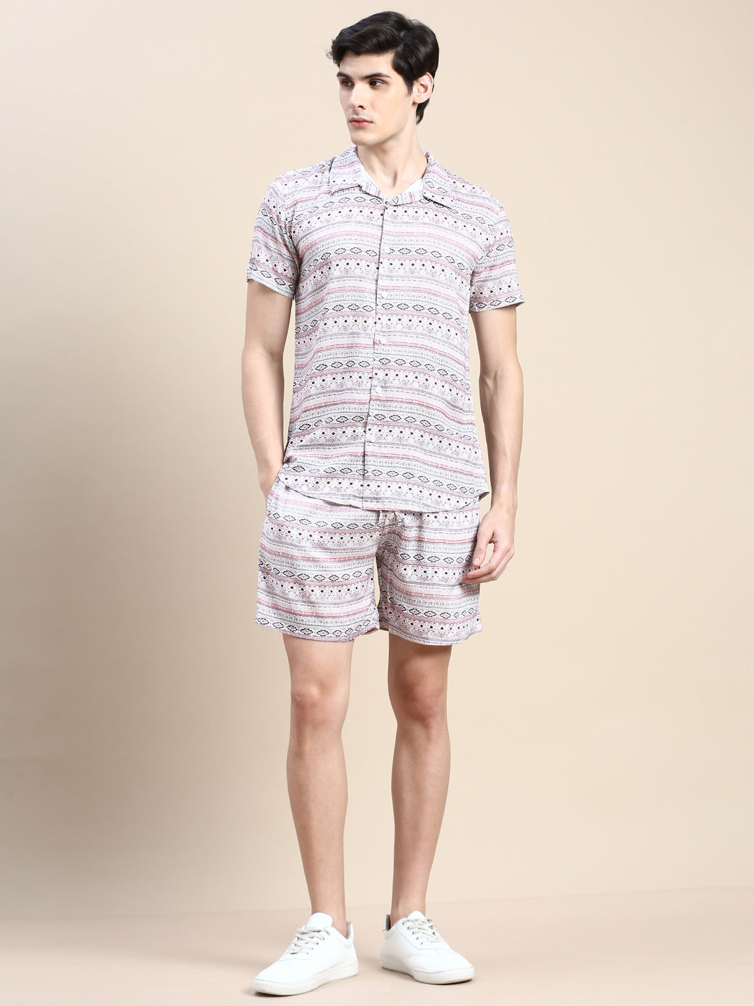 Men Multi Printed Casual Co ord Set