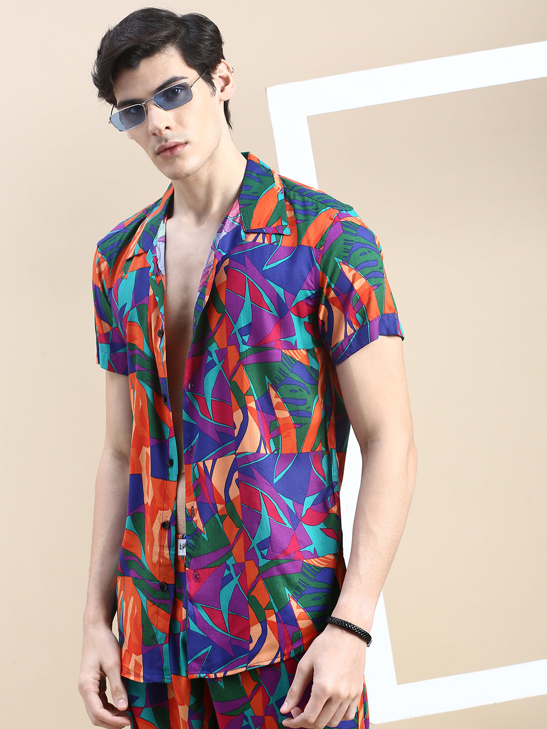 Men Multi Printed Casual Co ord Set