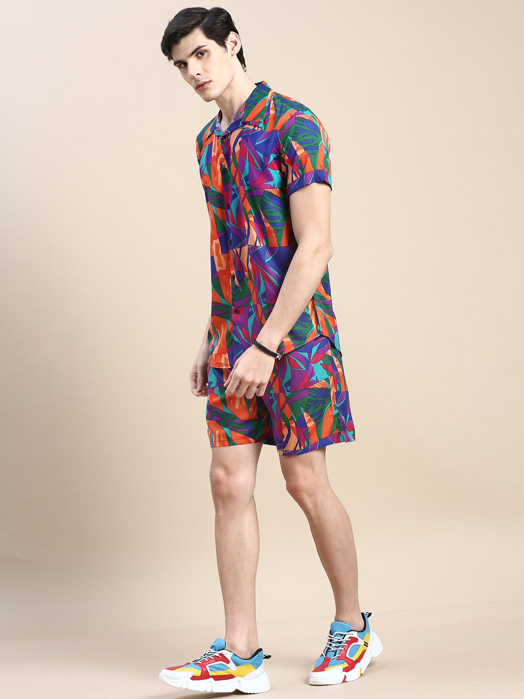 Men Multi Printed Casual Co ord Set