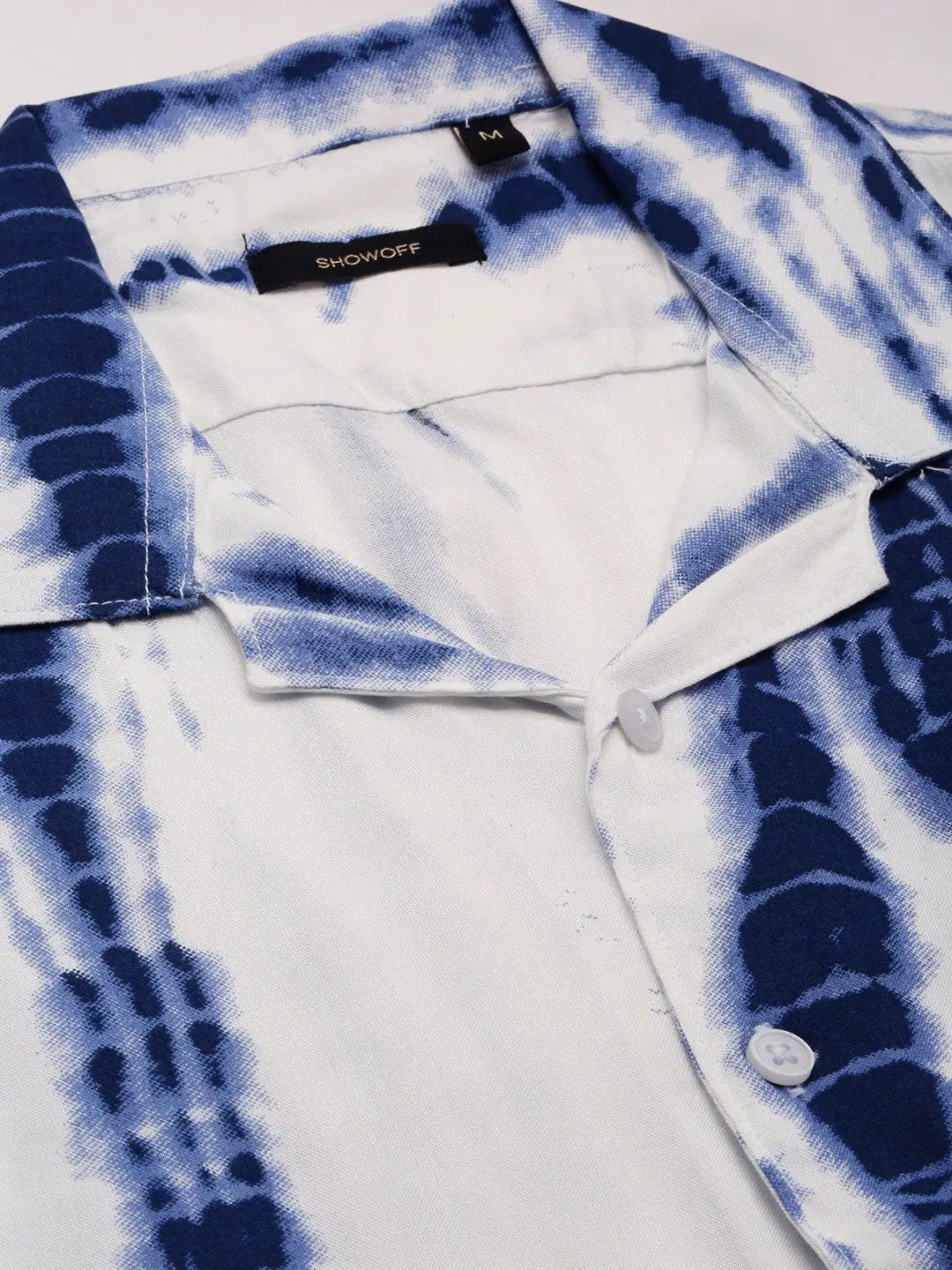Men's White Tie Dye Casual Co-Ords Set