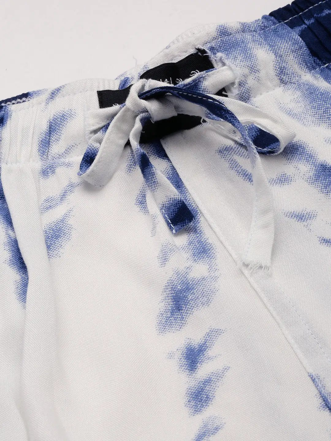 Men's White Tie Dye Casual Co-Ords Set