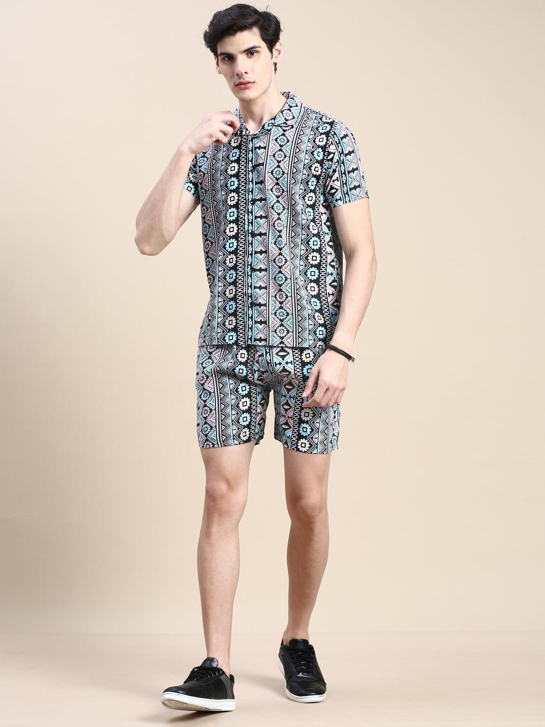 Men Multi Printed Casual Co ord Set