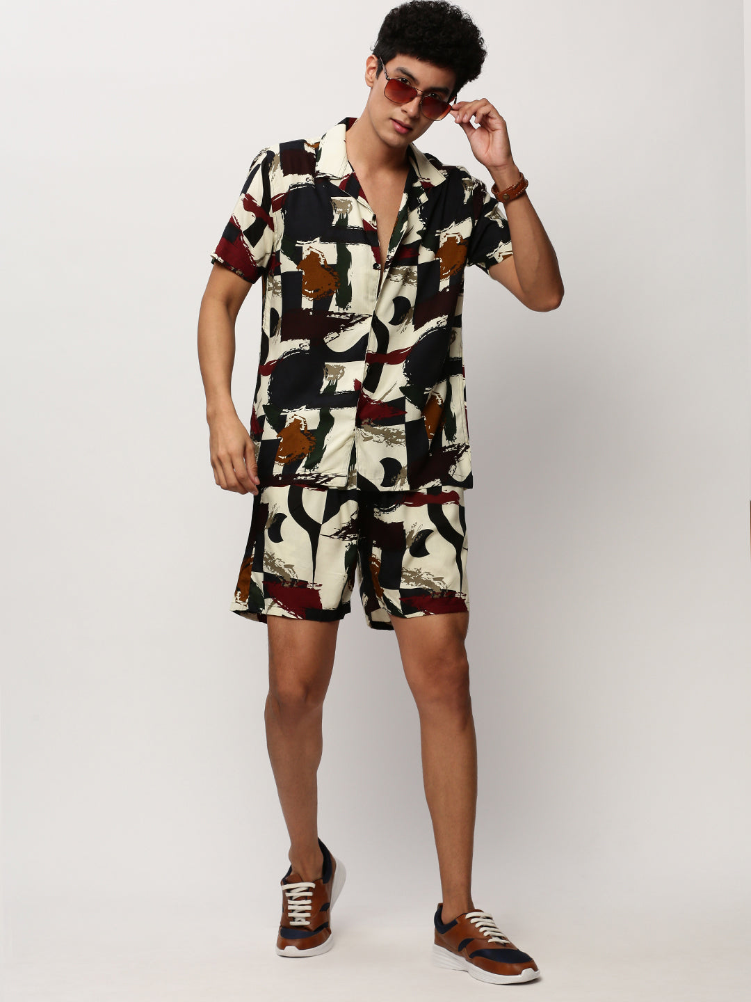 Men Multi Printed Casual Co ords