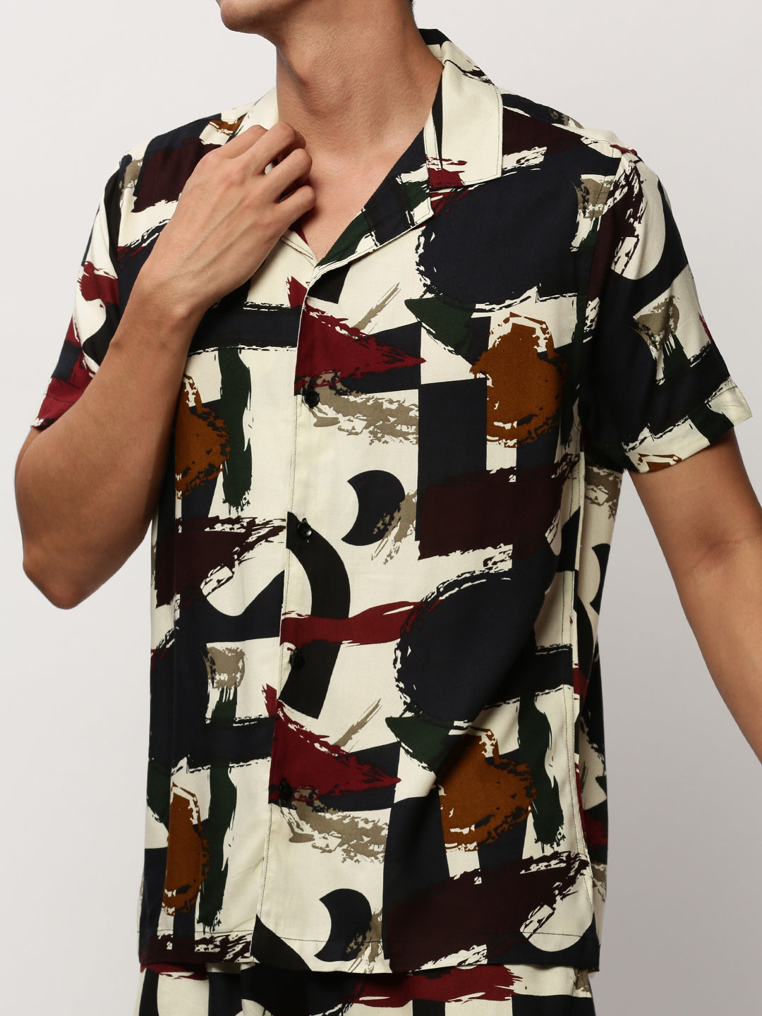 Men Multi Printed Casual Co ords