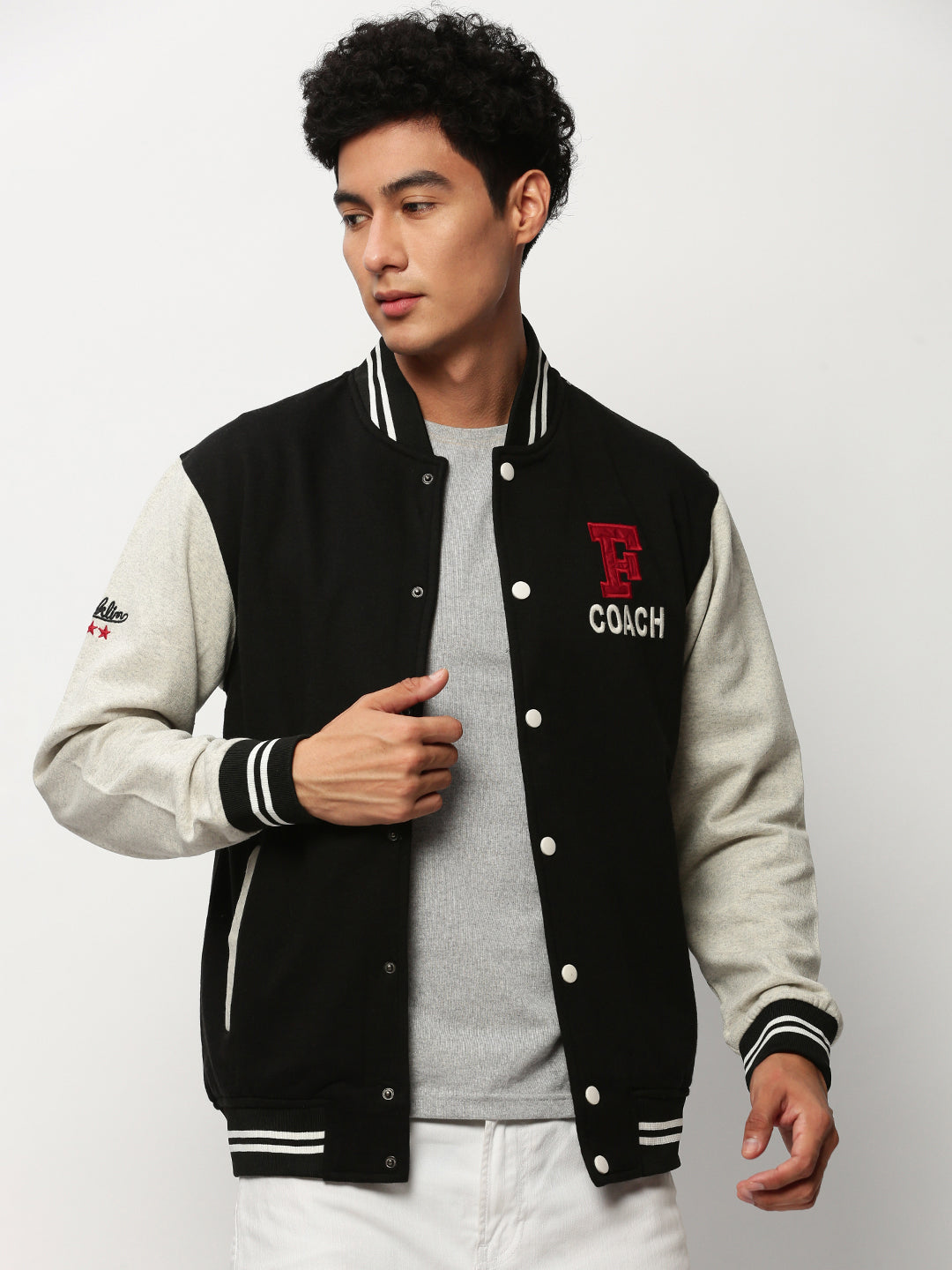 Men's Black Solid Casual Sweatshirts