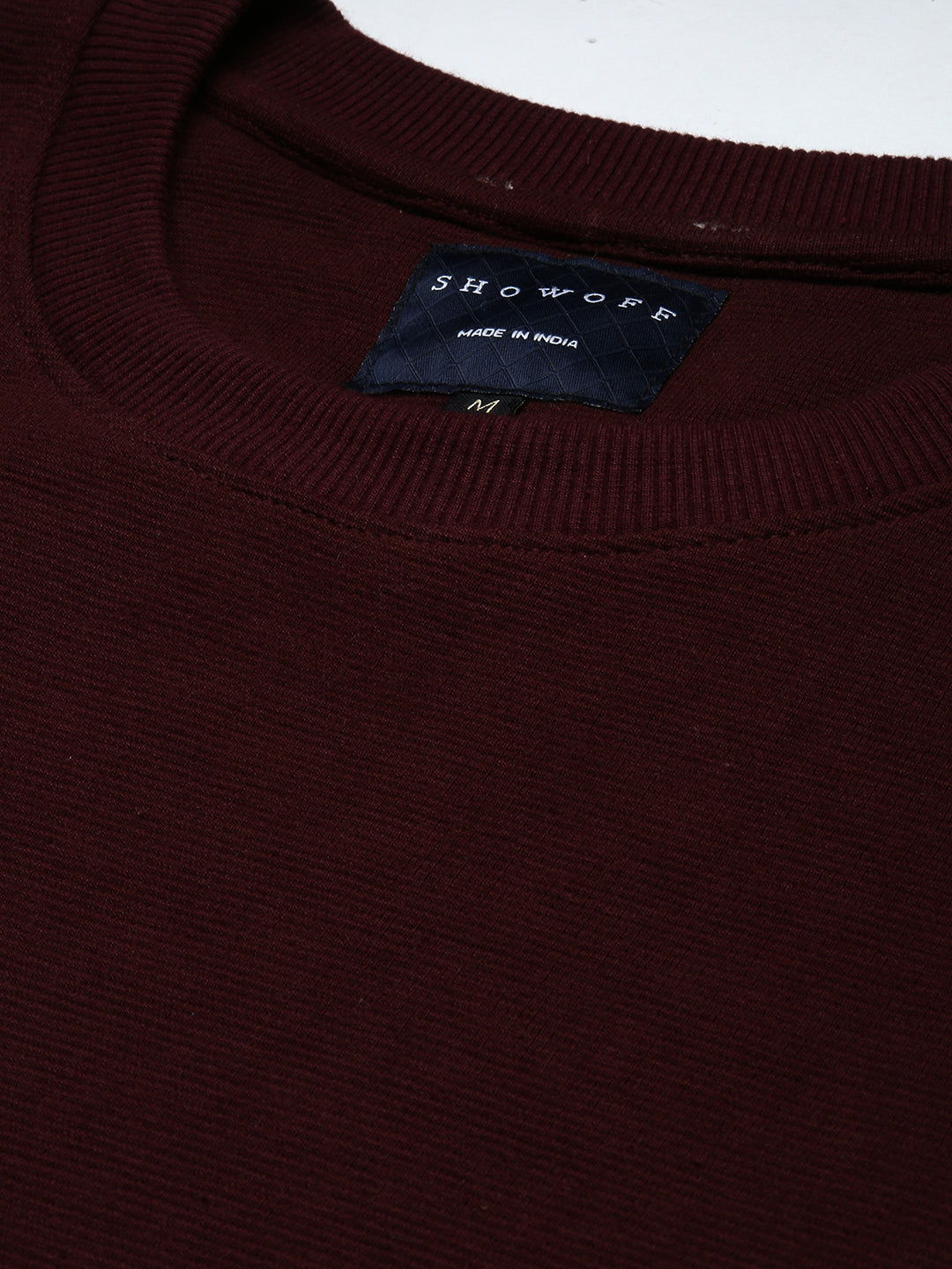 Men Maroon Solid Casual Co ords