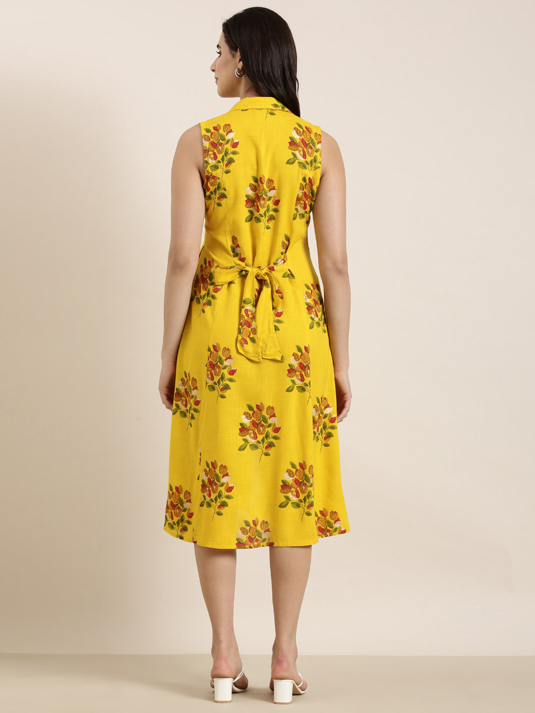 Women A-Line Floral Dress