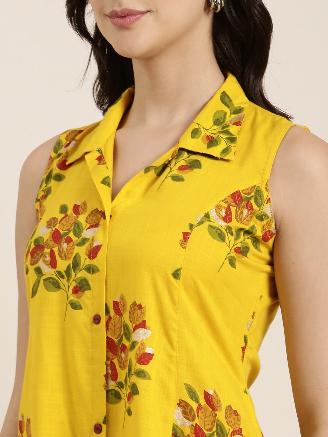 Women A-Line Floral Dress