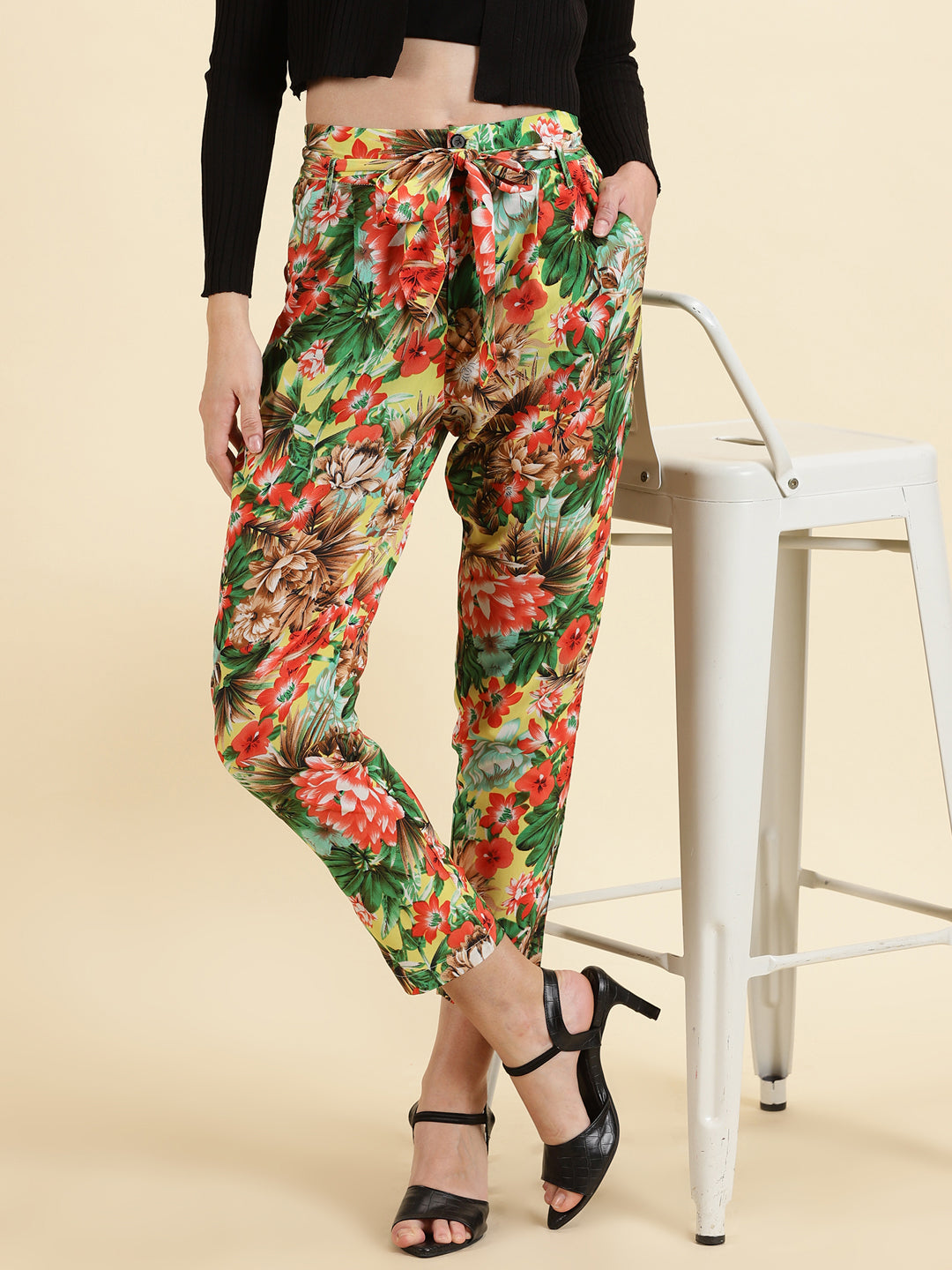 Women's Multi Printed Trouser