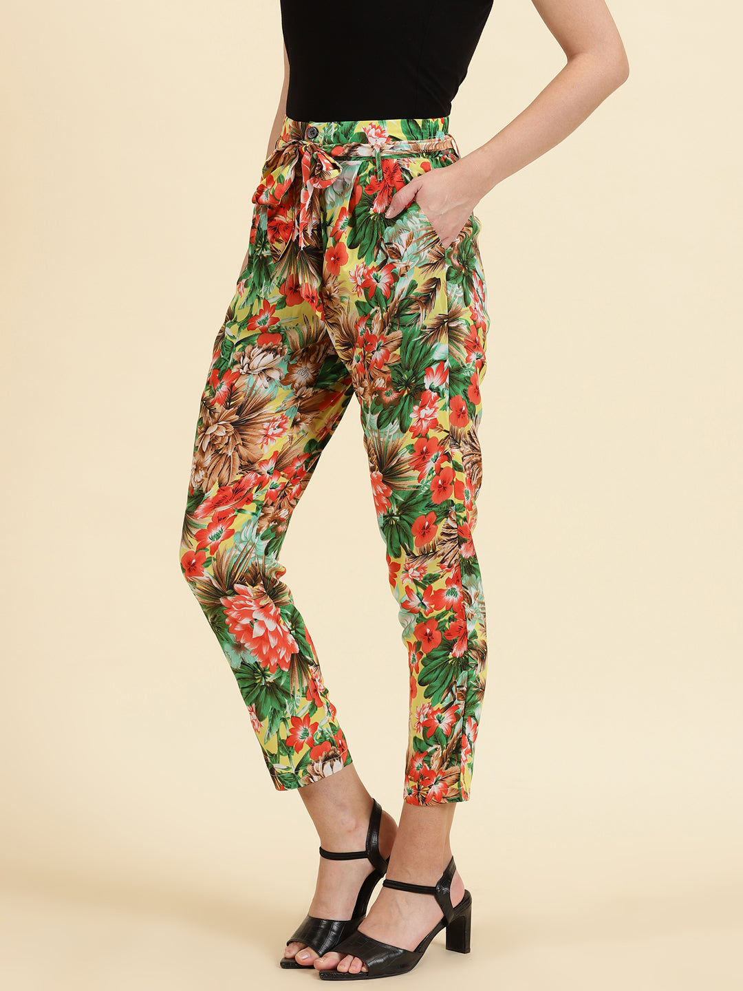 Women's Multi Printed Trouser