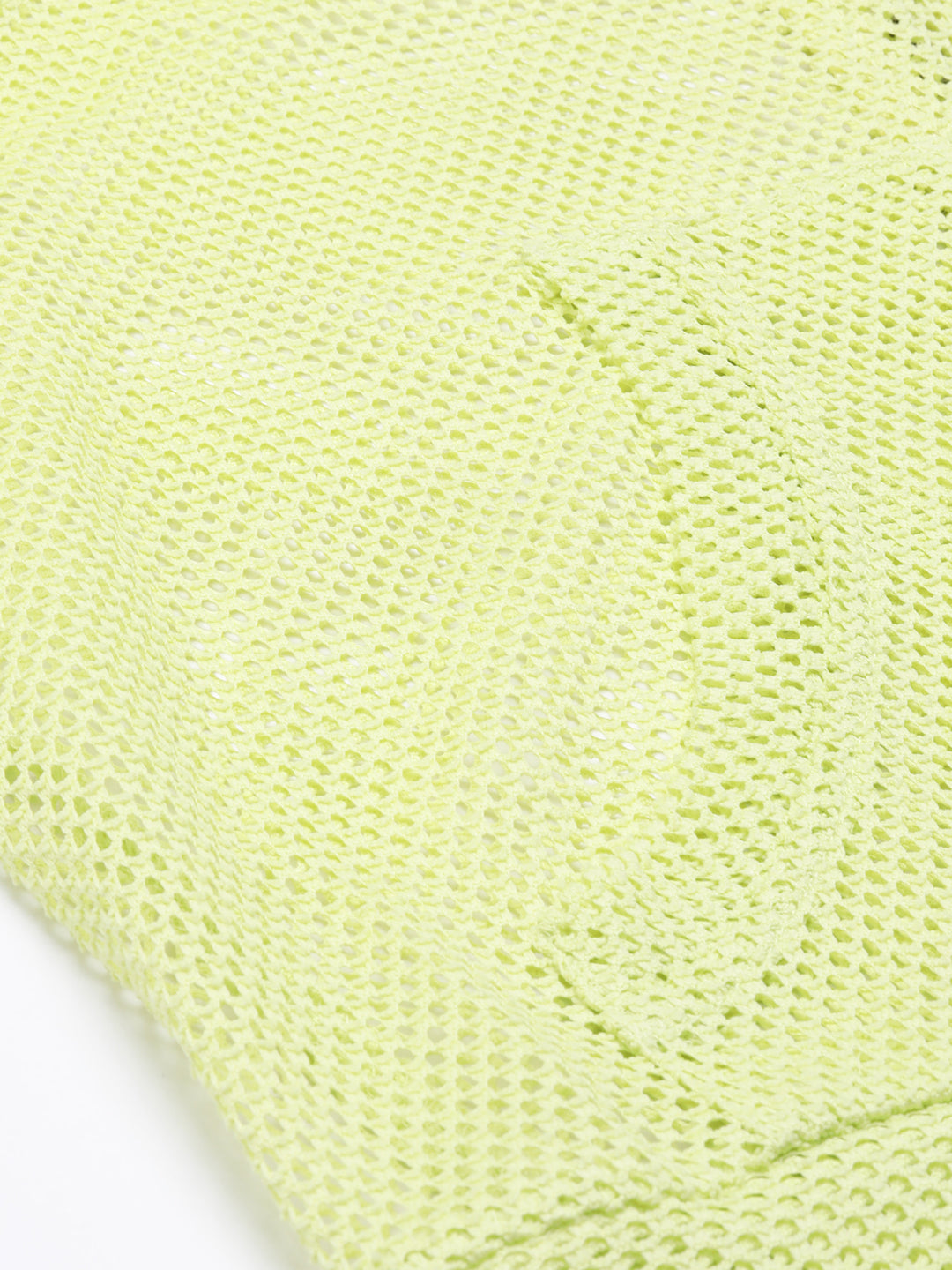 Women's Green Self Design Tailored Jacket