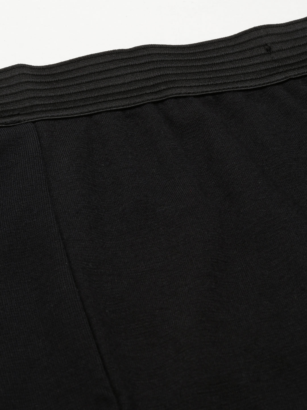 Women Black Solid Straight Skirt