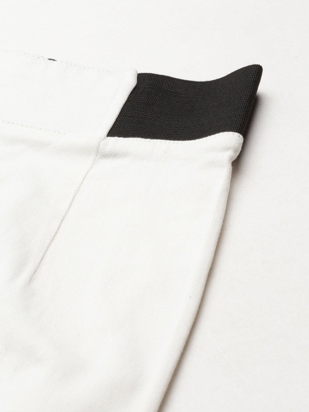 Women's White Solid A-Line Skirt