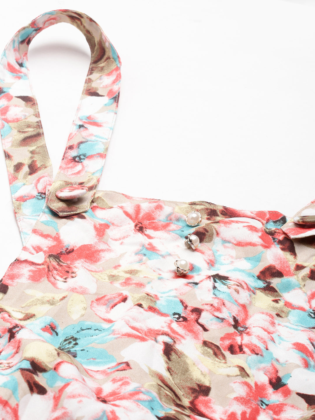 Women Multi Floral Dungaree