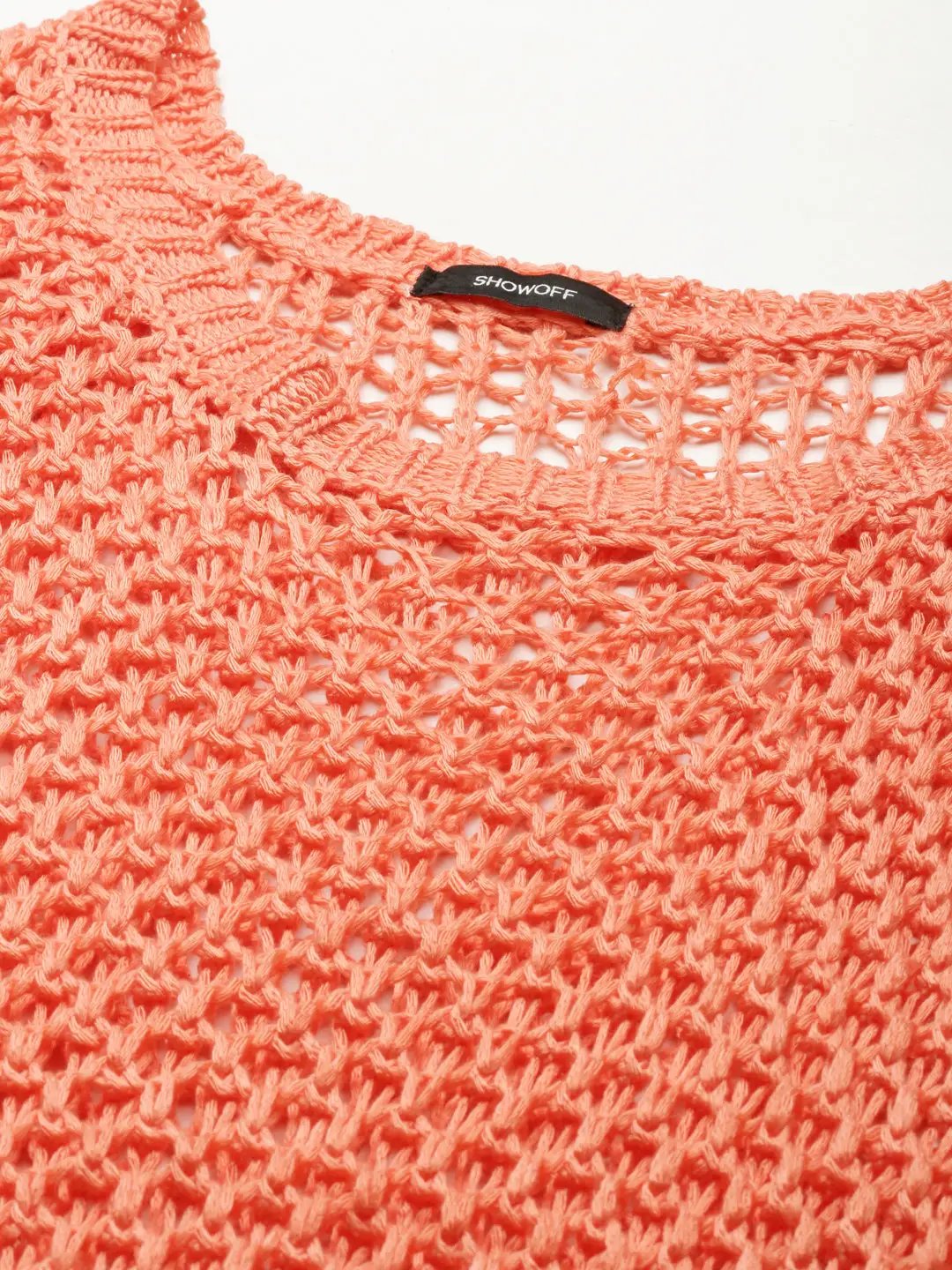 Women's Coral Solid Top