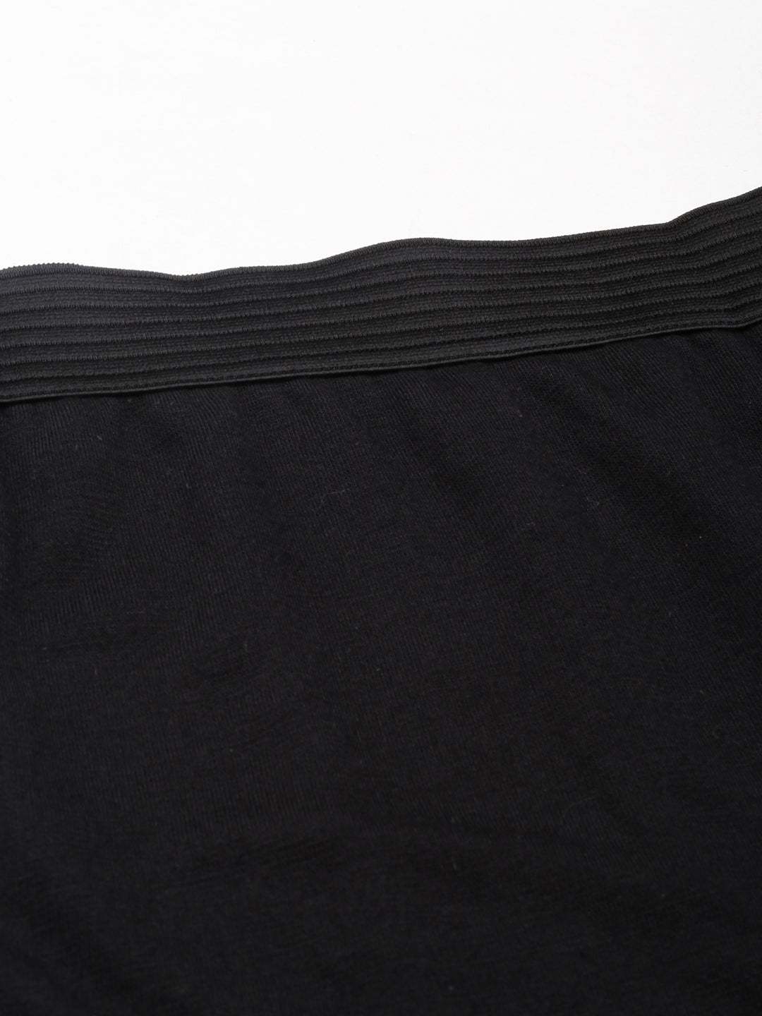 Women Black Solid Straight Skirt