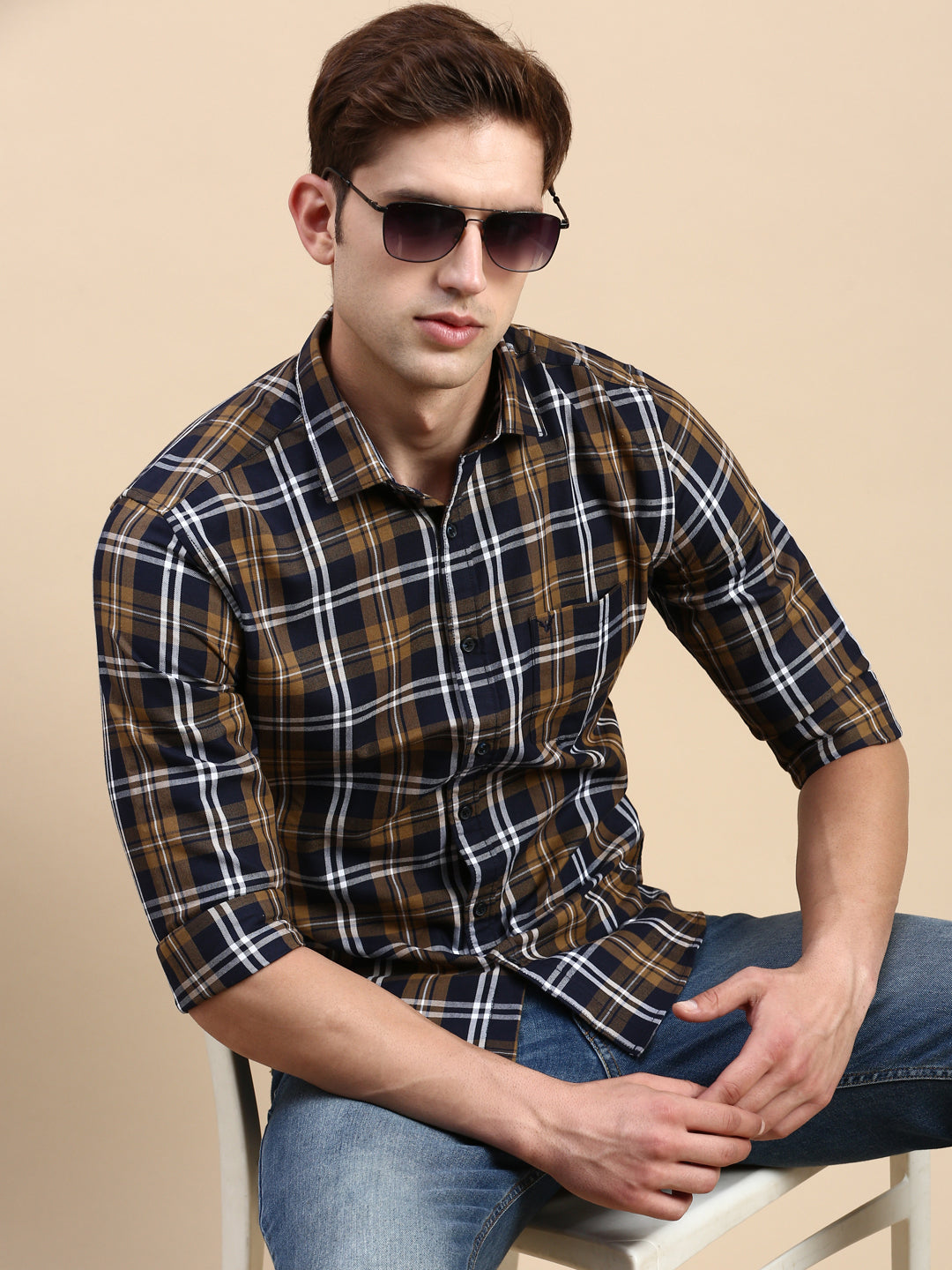 Men Multi Checked Casual Shirt