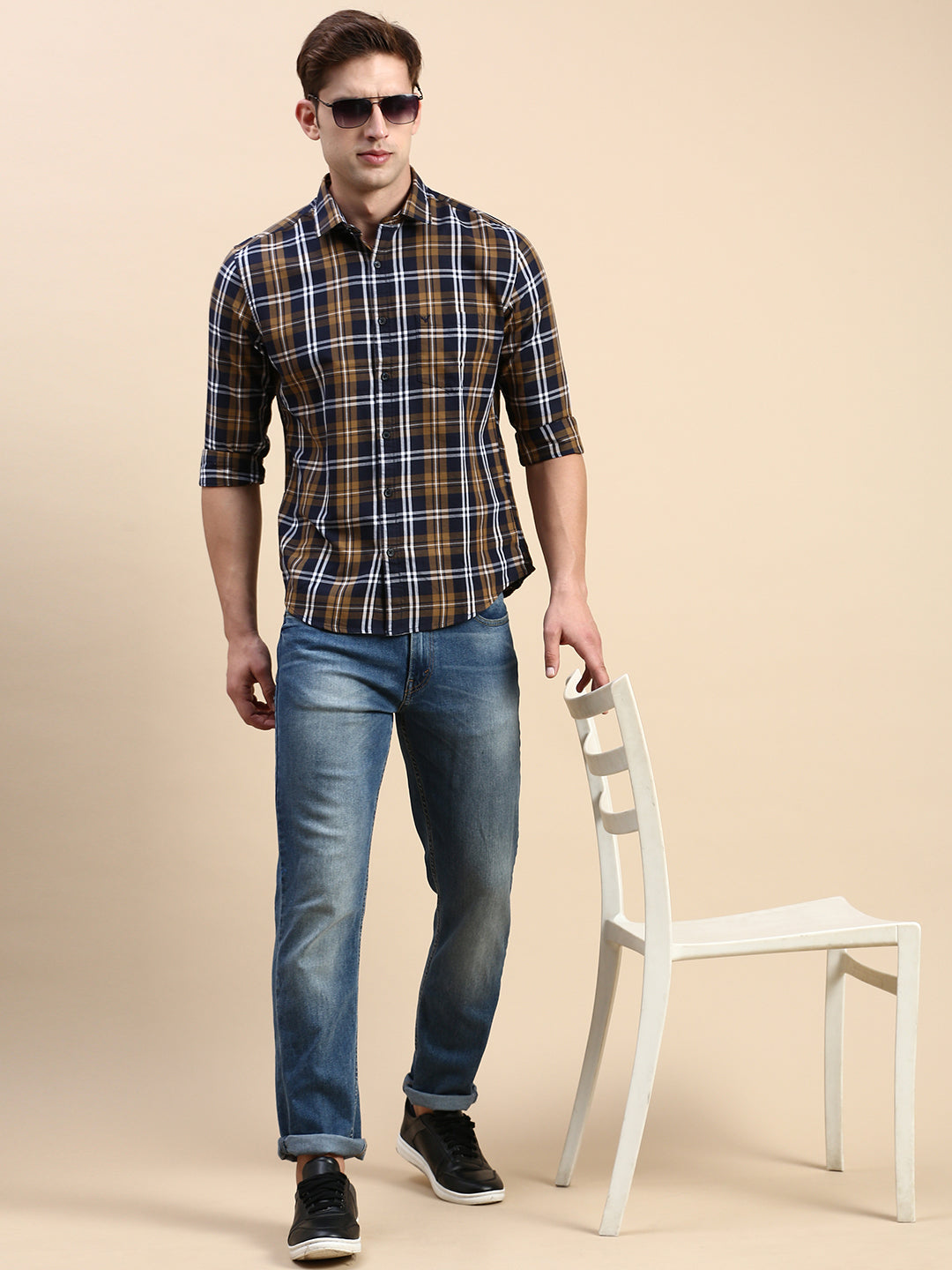 Men Multi Checked Casual Shirt