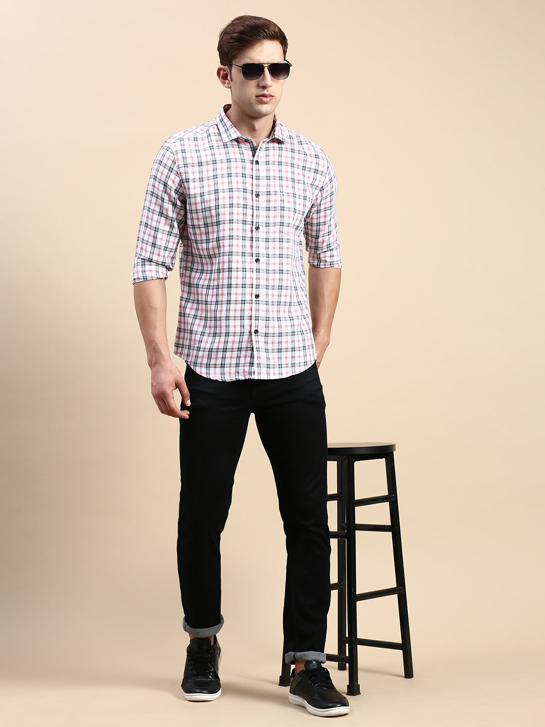 Men Multi Checked Casual Shirt