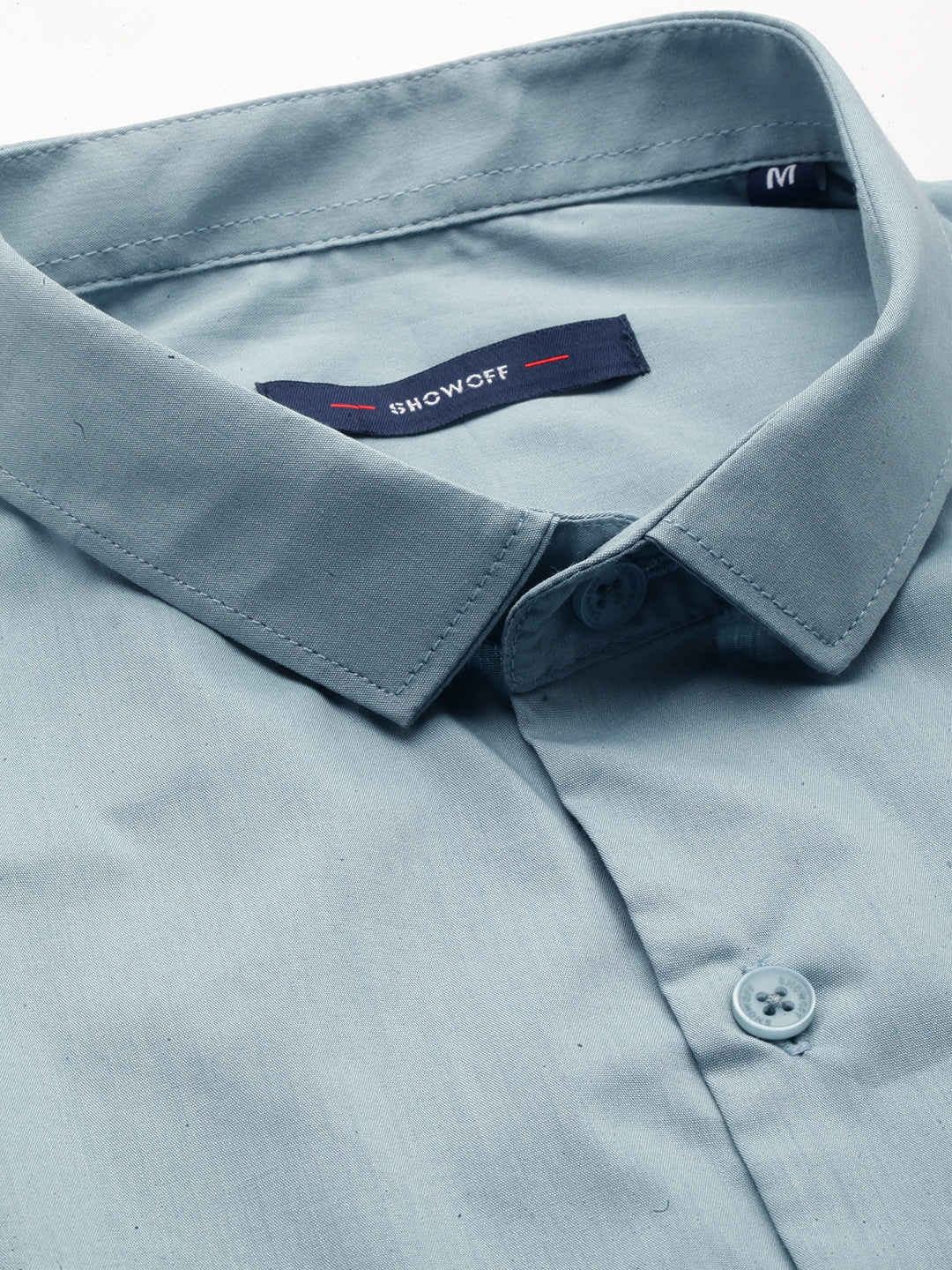 Men's Blue Comfort Casual Cotton Shirt