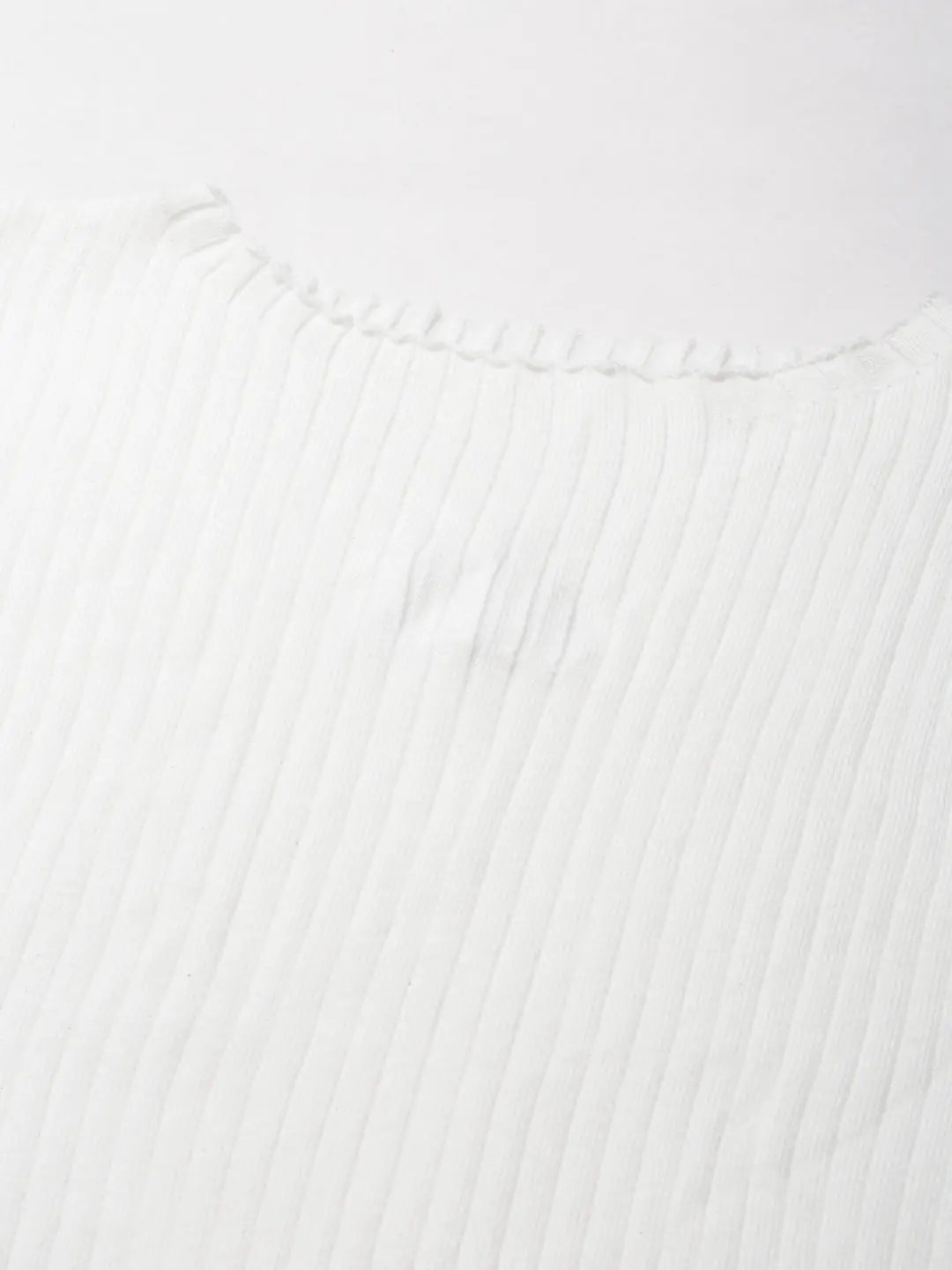 Women's White Solid Bodycon Dress