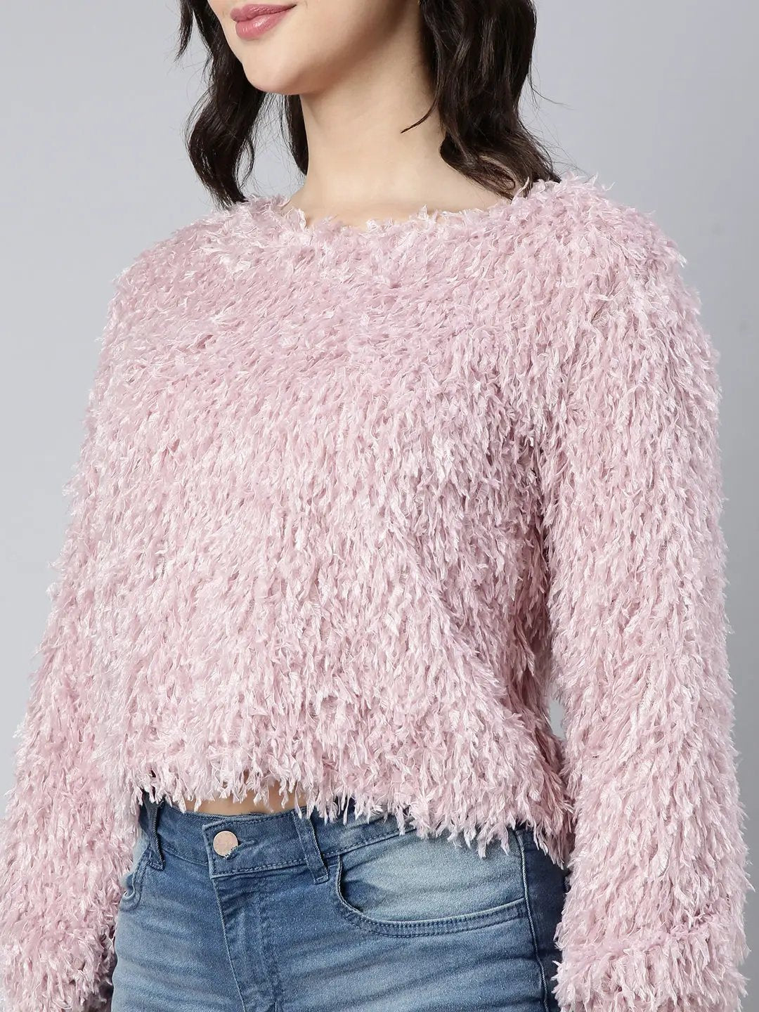 Women's Solid Lavender Top