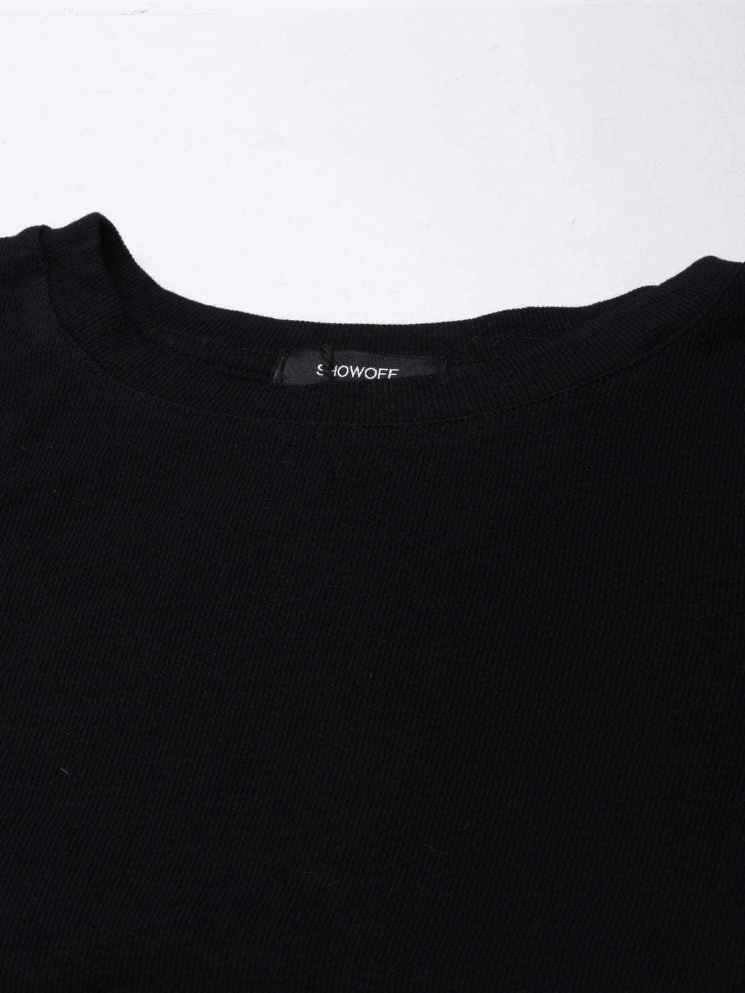 Women's Black Crop Top