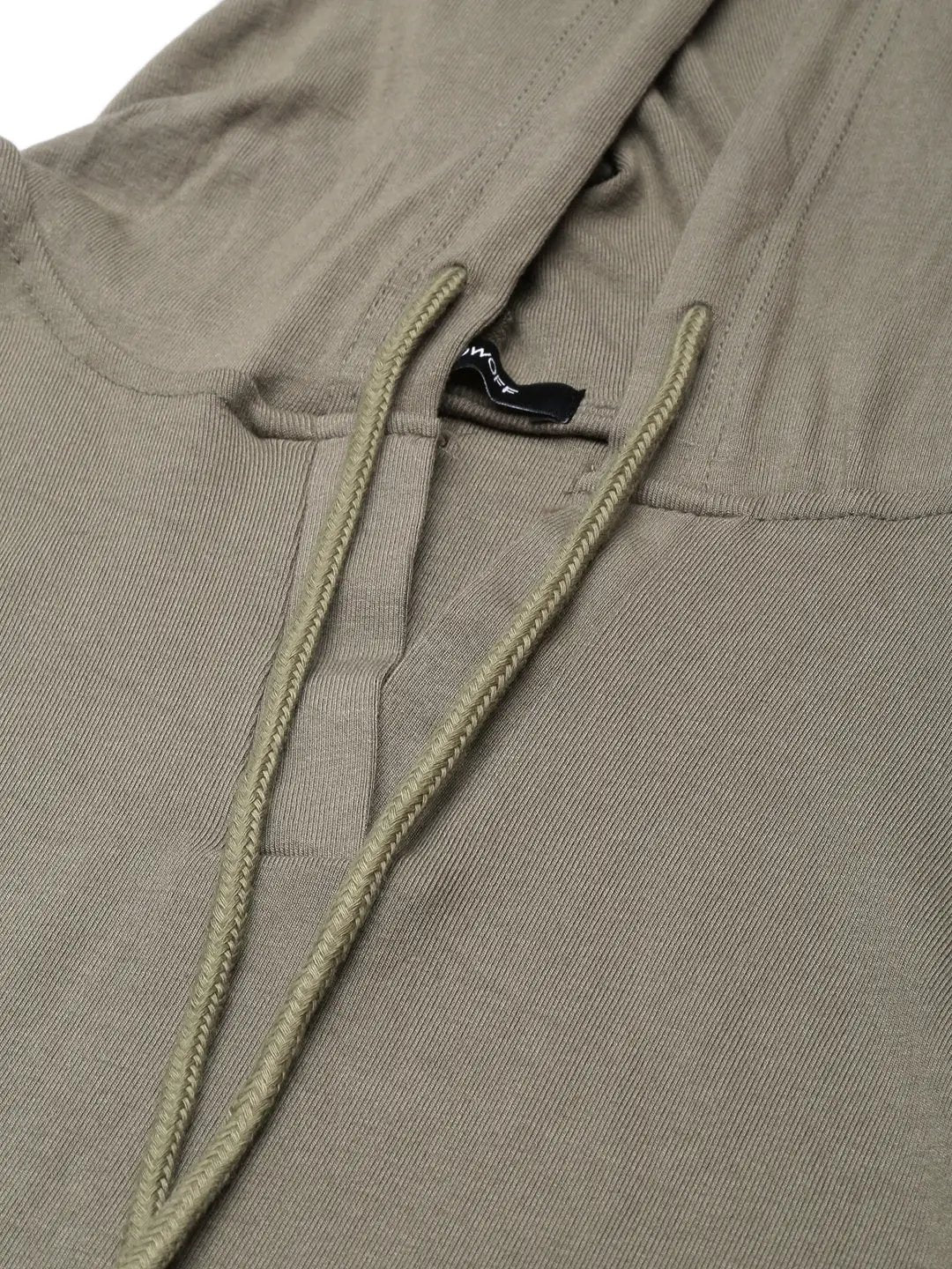 Women's Olive Solid Pullover Sweatshirt