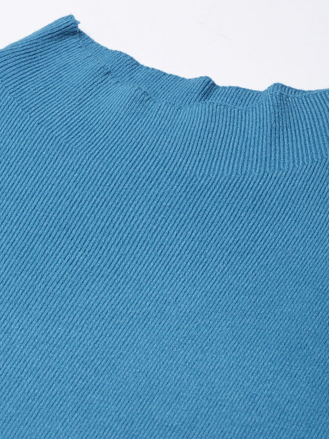 Women's Blue Solid Top