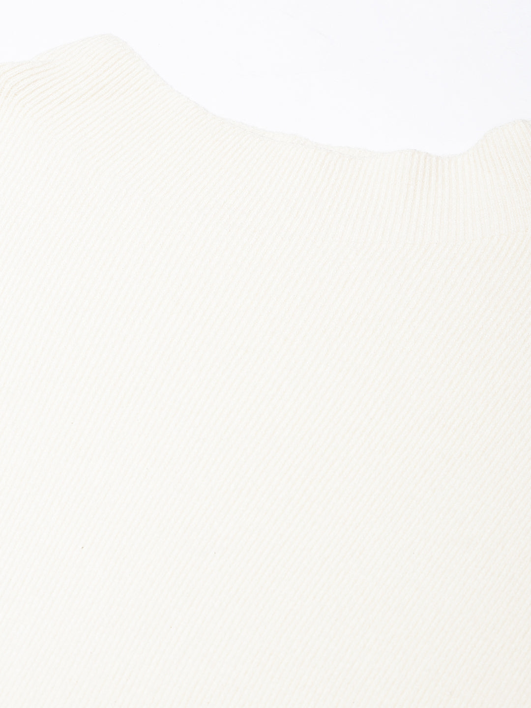 Women's Cream Solid Top