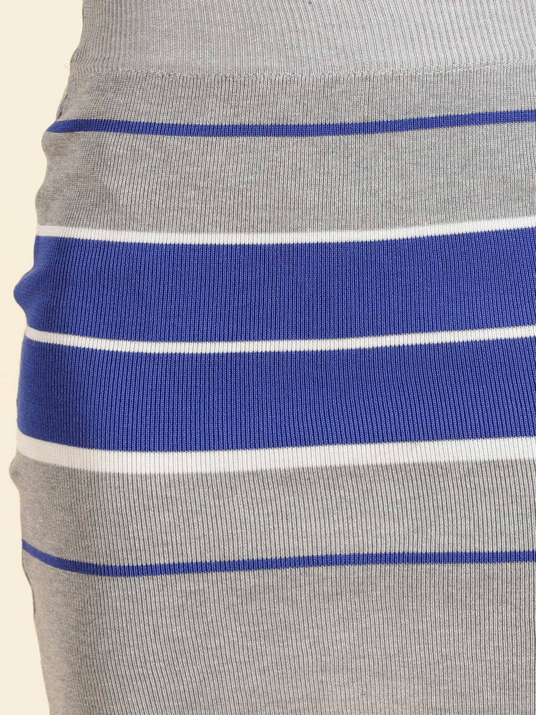 Women's Grey Colour blocked Strapless Co-Ords