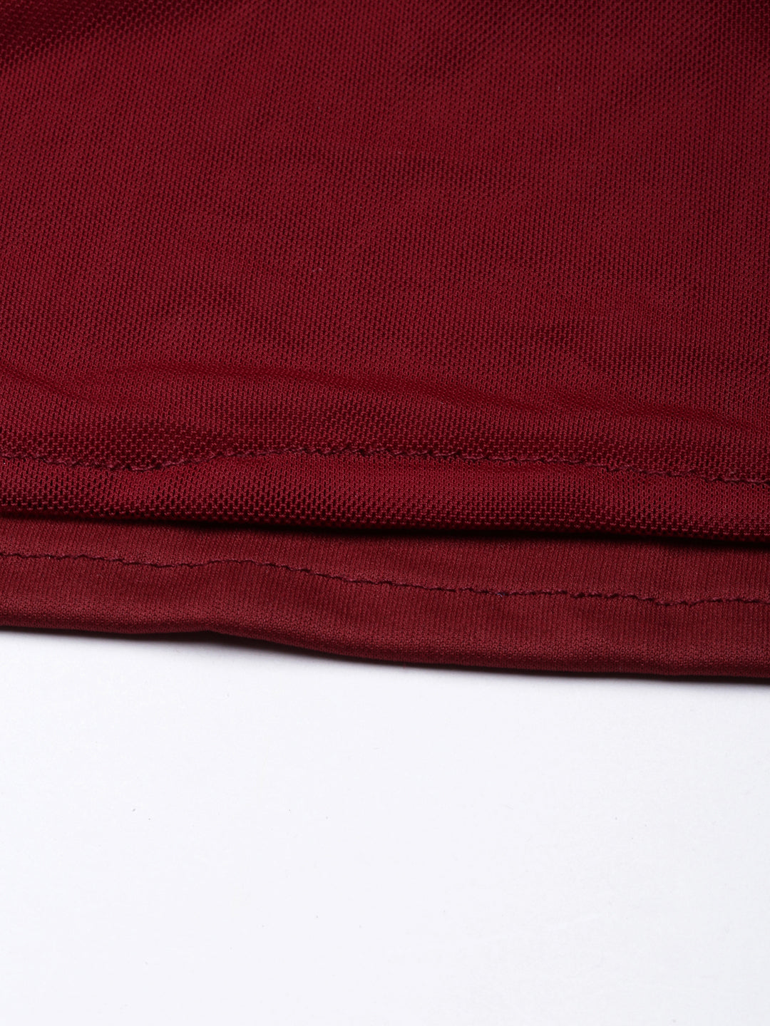 Women's Maroon Solid Maxi Dress