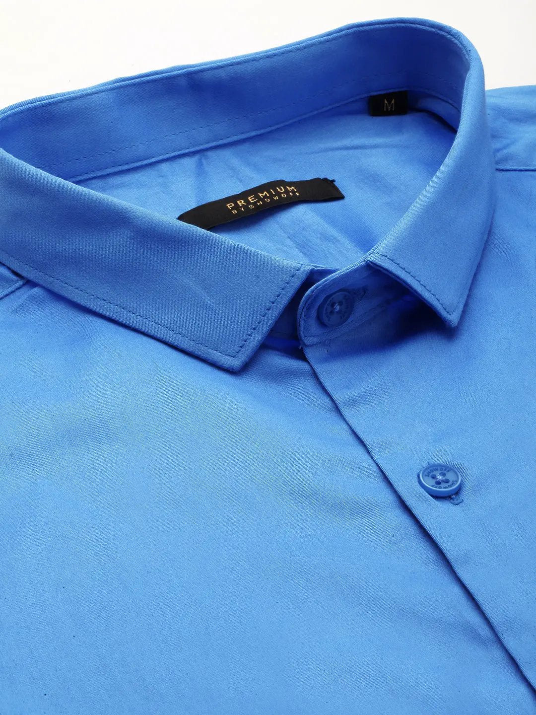 Men's Blue Comfort Cotton Casual Shirt - from SHOWOFFFF
