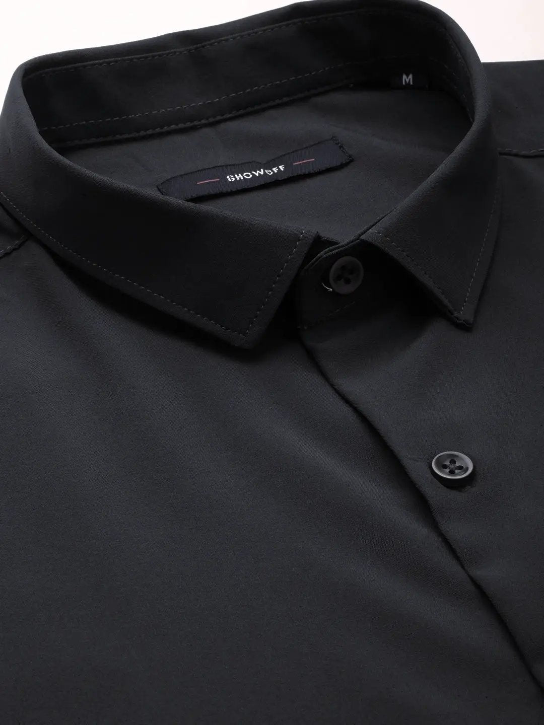 Men's Grey Solid Casual Shirt