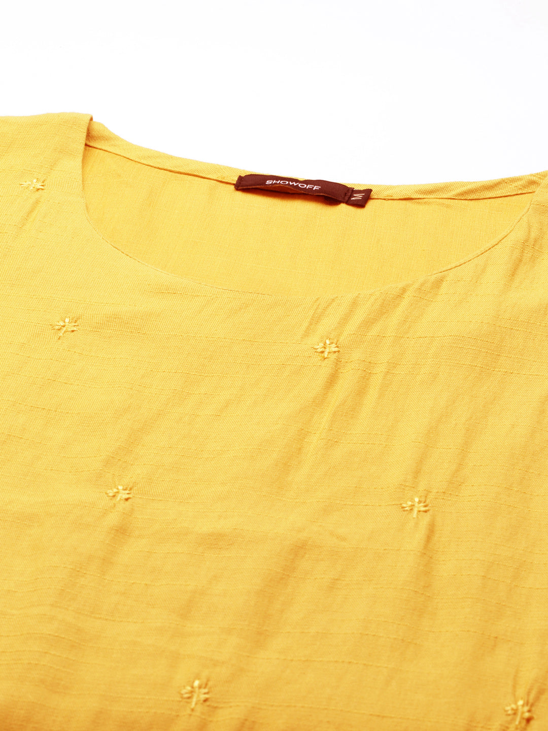 Women's Yellow Printed Straight Kurta