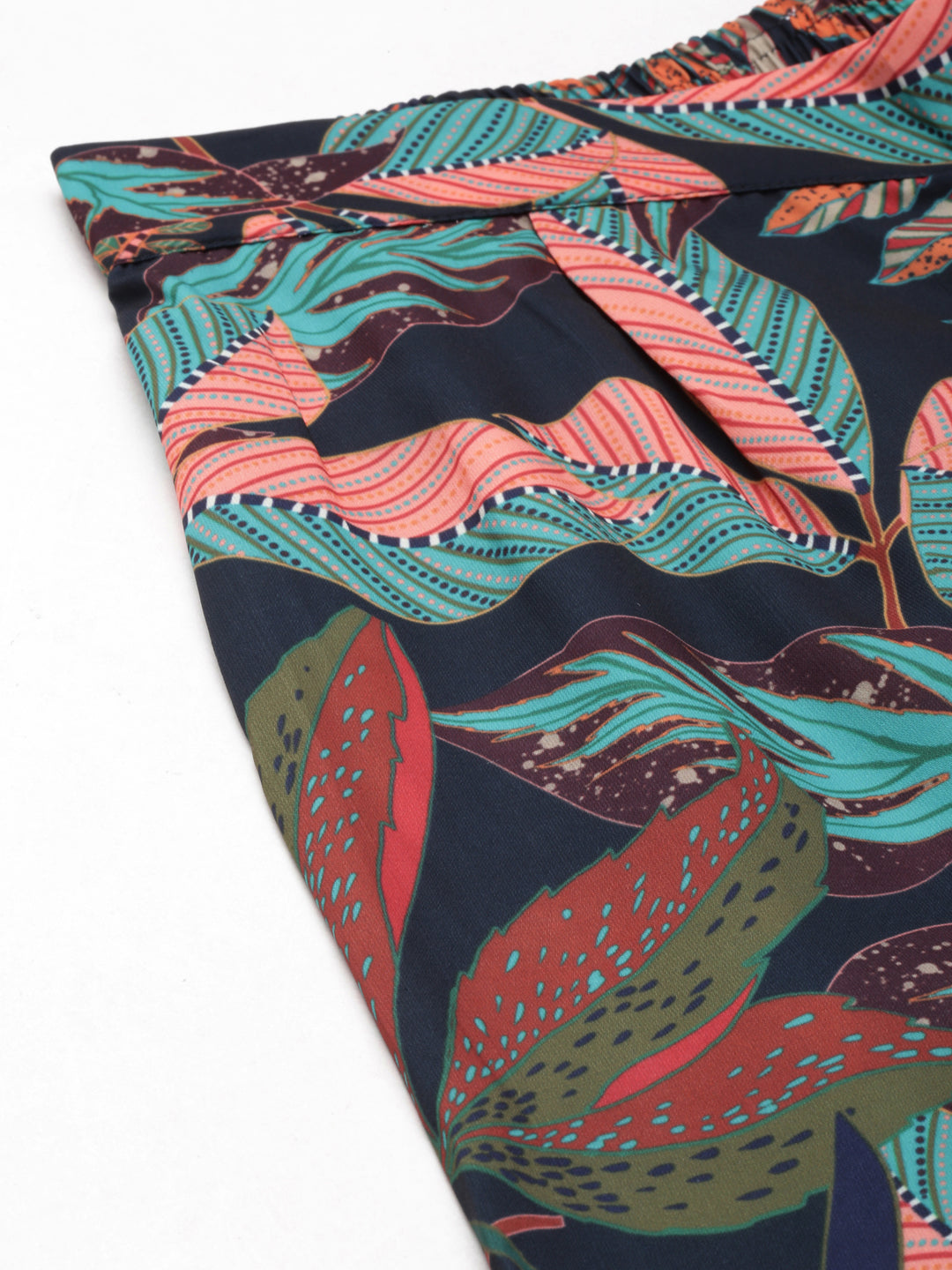 Women's Black Printed Co-Ords