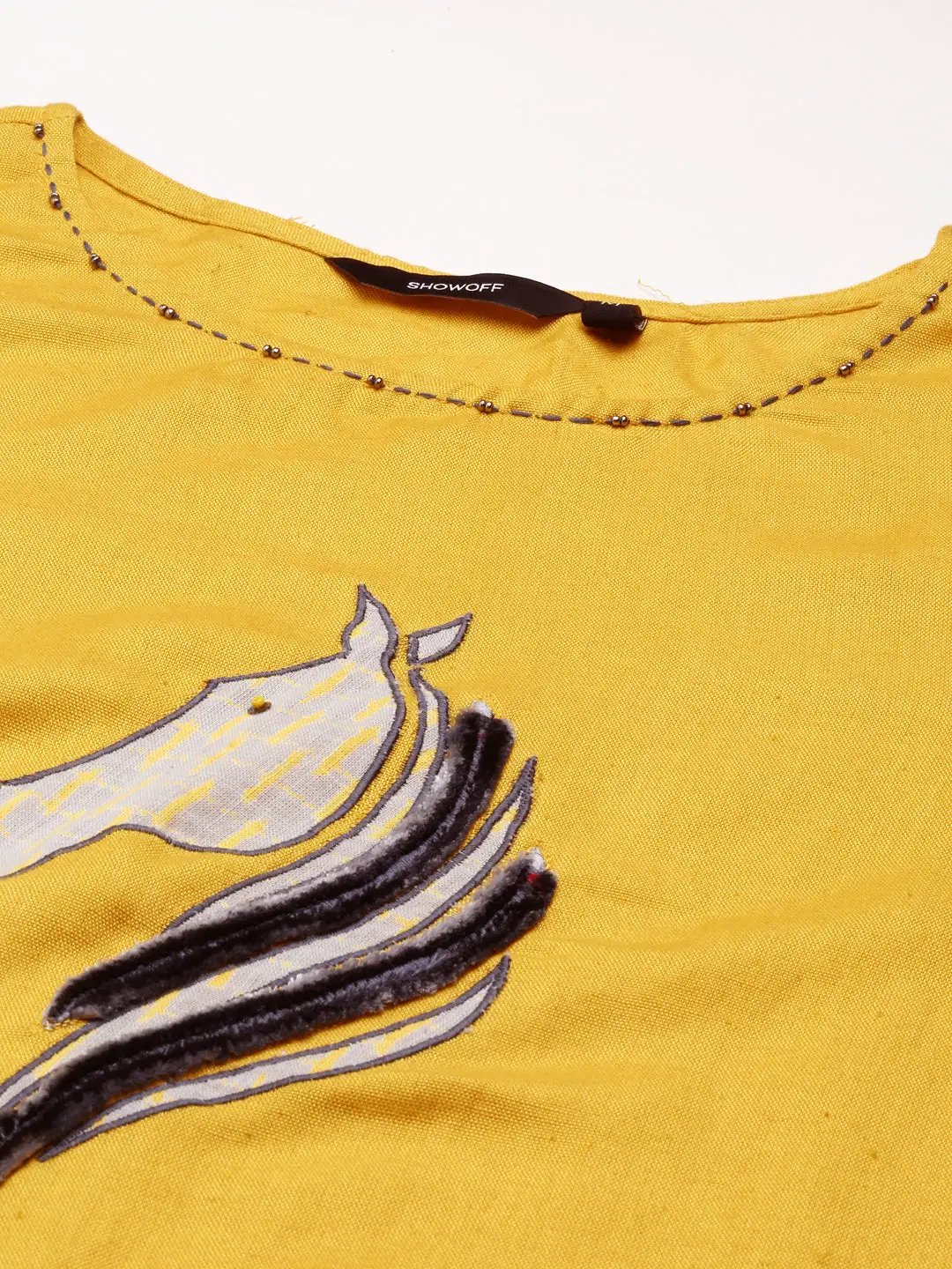 Women's Yellow Solid Kurta Set