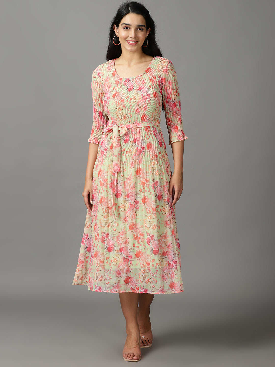 Women's Multi Printed A-Line Dress