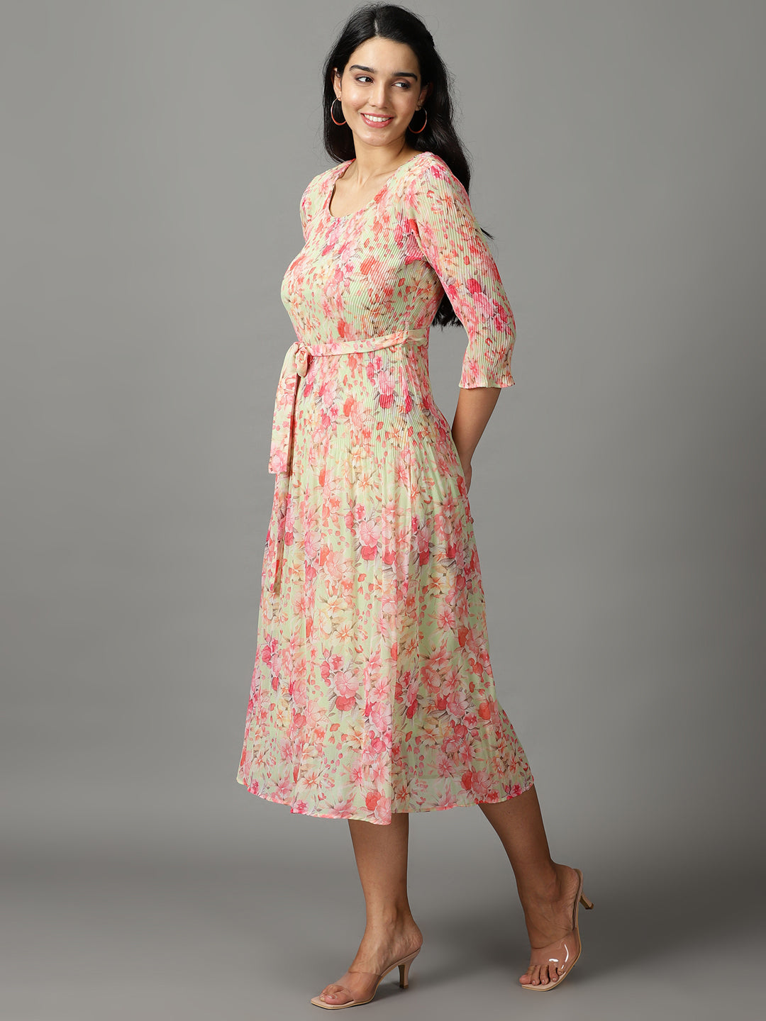 Women's Multi Printed A-Line Dress