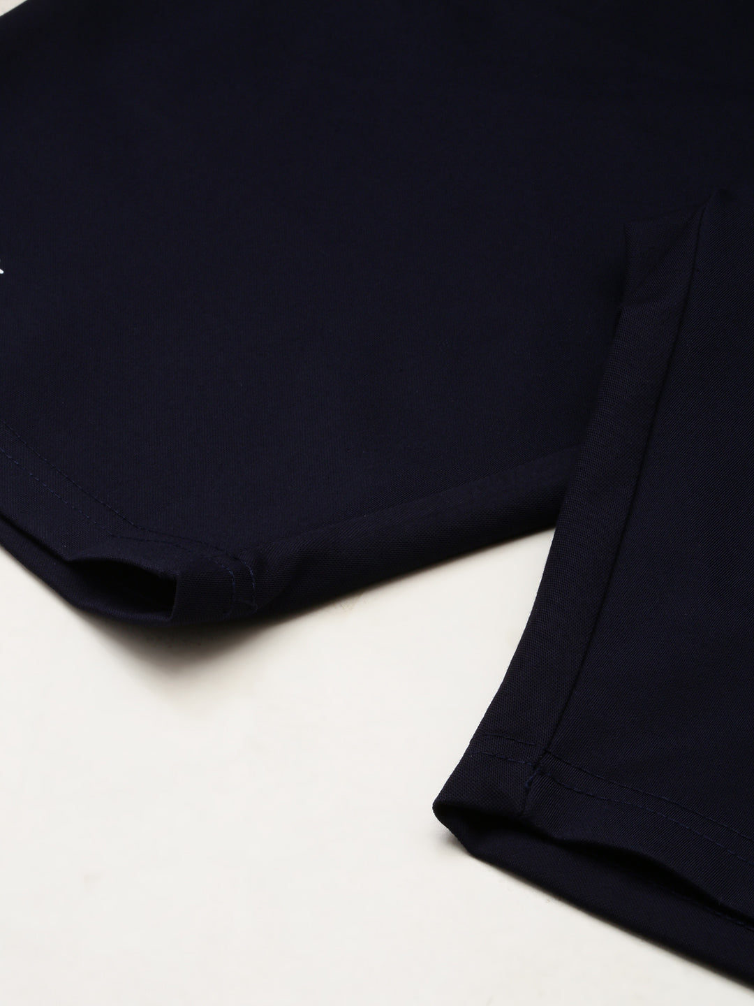 Men's Navy Solid Sports Shorts