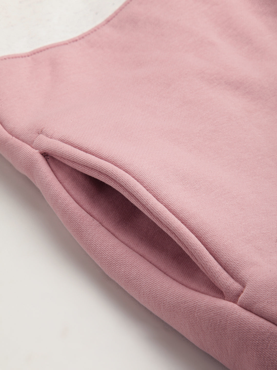 Men Pink Colourblock Sweatshirt