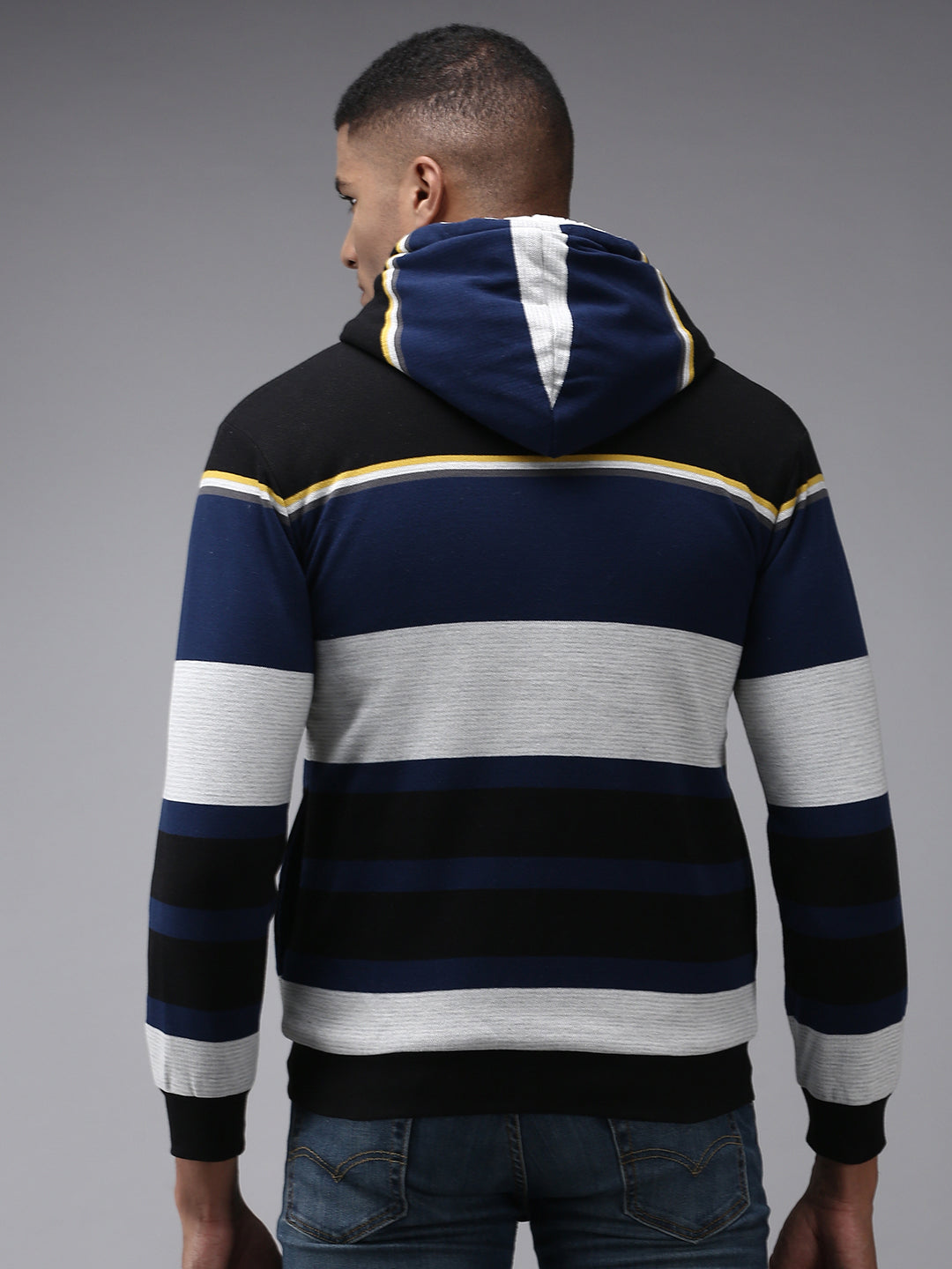 Men Multi Colourblock Sweatshirt